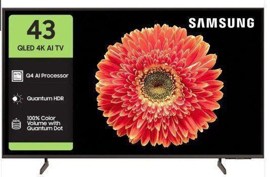Samsung 108 Cm (43 Inch) Qled Ultra Hd (4k) Smart Tizen Tv 28 740 Reg 36 99