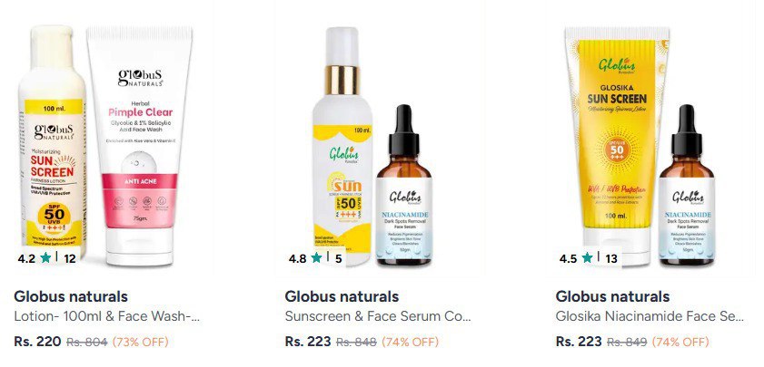 Myntra 74 On Skin Care Combo Starting 220 Link – Best Price in India
