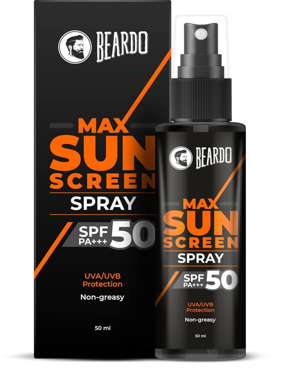 Beardo Max Sunscreen Spf 50 Pa Spray For Men 50ml 135 – Best Price in India