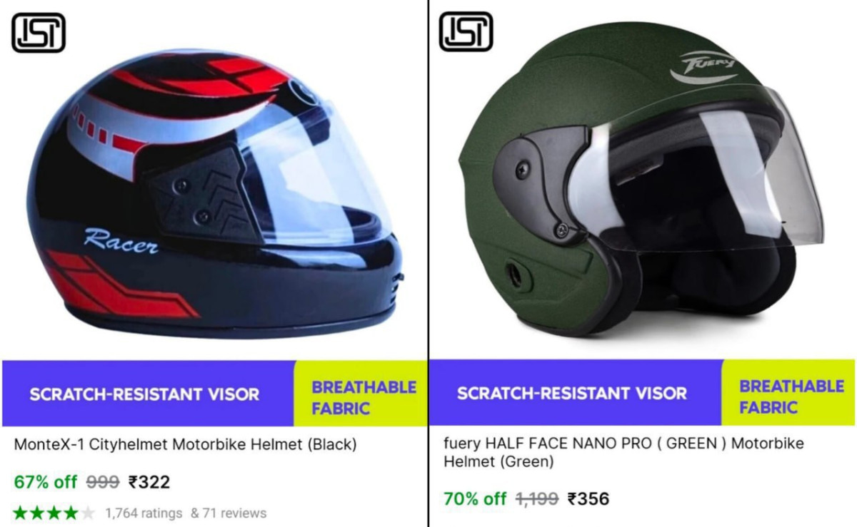 Full Face Motorbike Helmet At 322 356 – Best Price in India