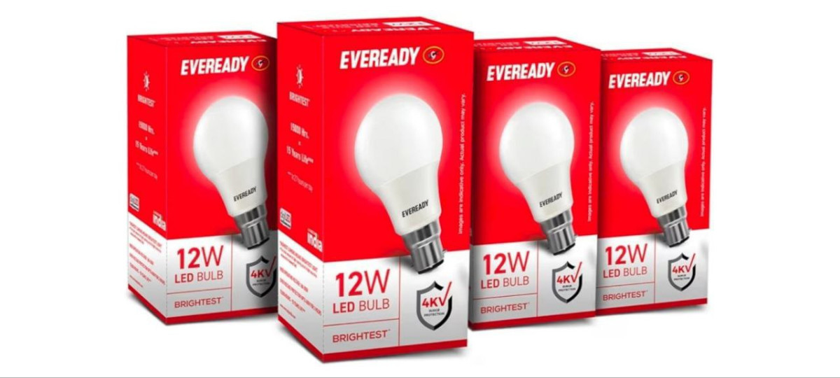 Eveready 12w Led Bulb Cool White Day Light (6500k) E27 Base Energy-efficien