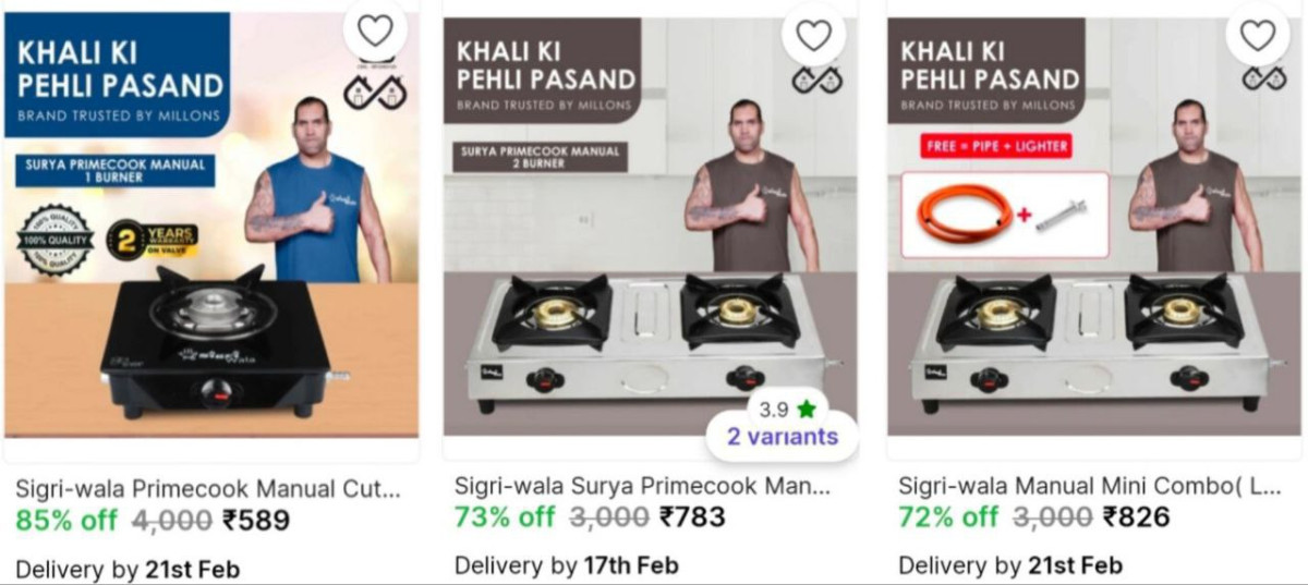 Sigri-wala Gas Stoves From 589 – Best Price in India