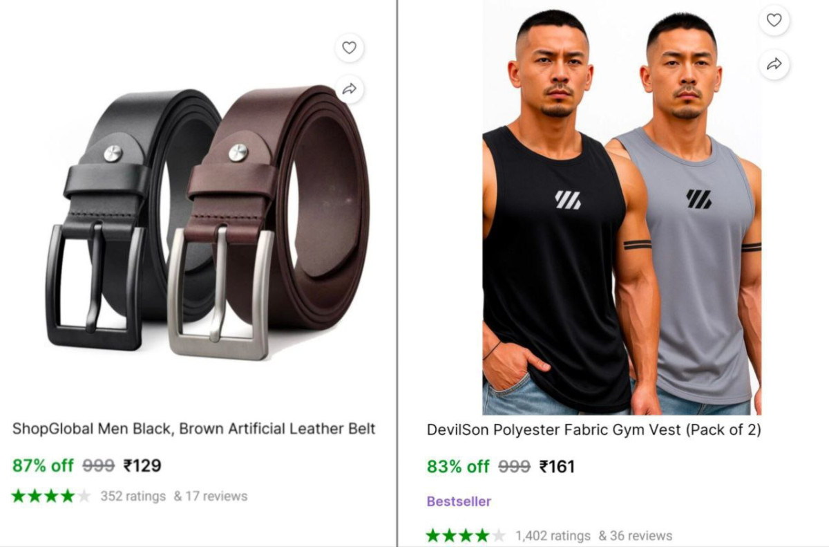 Men S Belt (set Of 2) At 129men S Vest (set Of 2) At 161 – Best Price in In