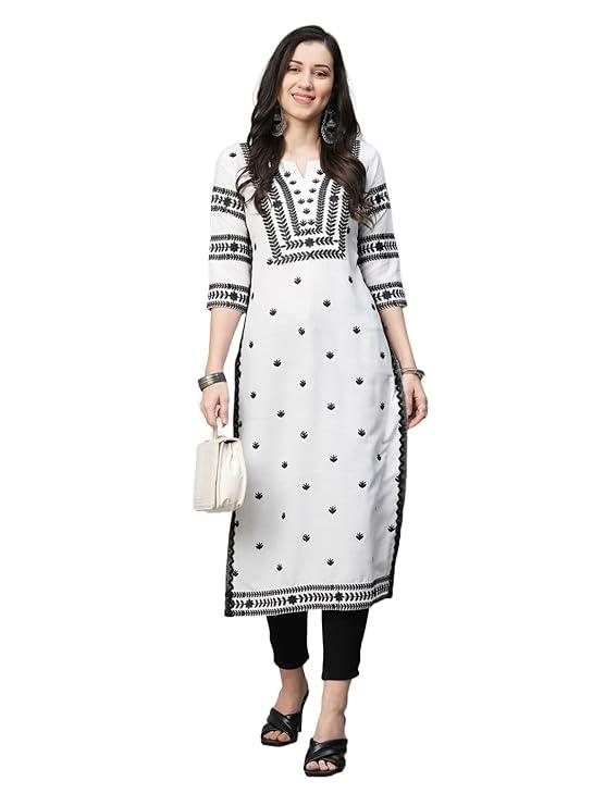 Gosriki Women S Cotton Blend Straight Fit Straight Kurta 349 – Best Price i