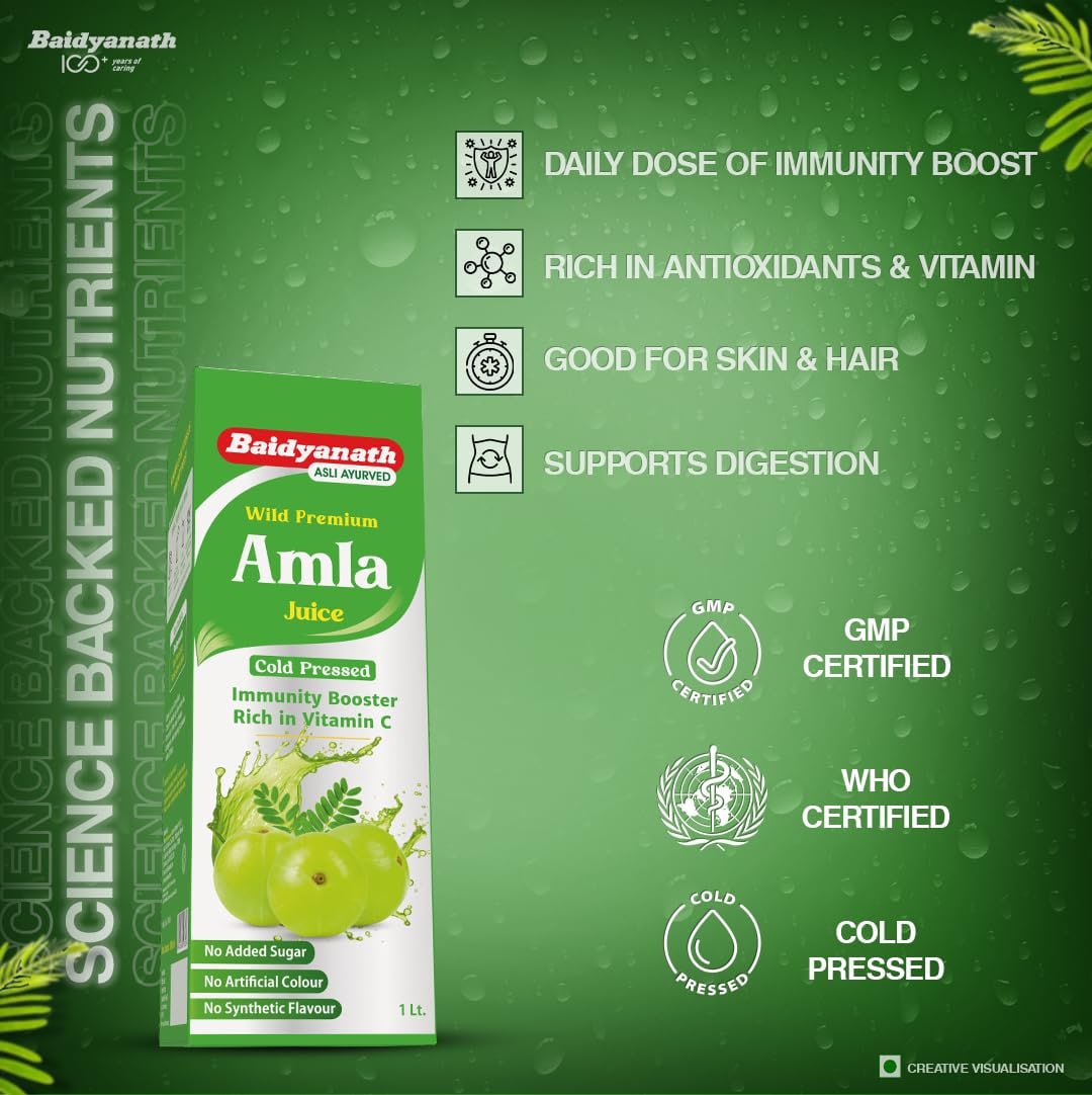Baidyanath Amla Juice 1000 Ml 144 – Best Price in India