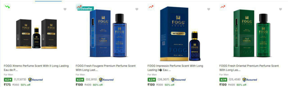 Flipkart 87 - Fogg Perfum Starting Rs 175 Link – Best Price in India