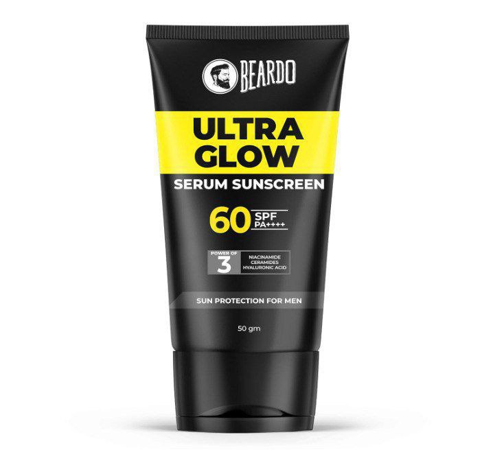 Amazon Beardo Ultra Glow Serum Sunscreen Spf 60 Pa 50g 179 – Best Price in 