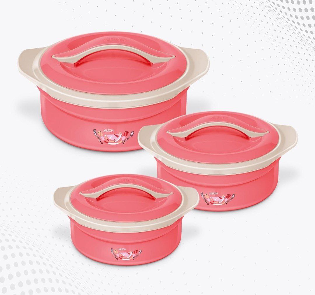 Milton Casserole Set Of 3 418 – Best Price in India