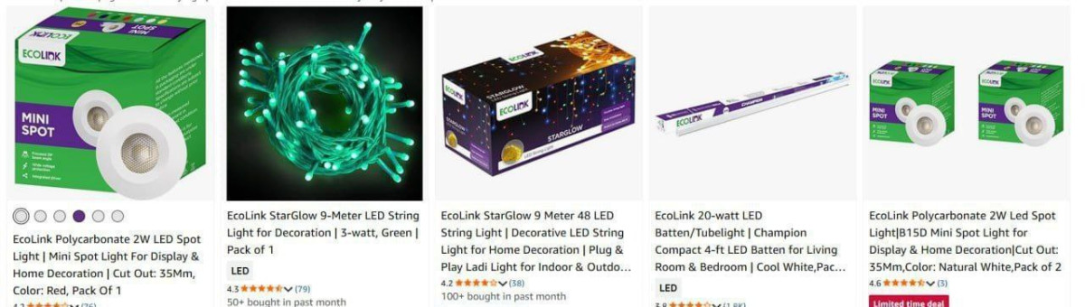 Amazon 75 On Ecolink Led Bulbs Lights – Best Price in India