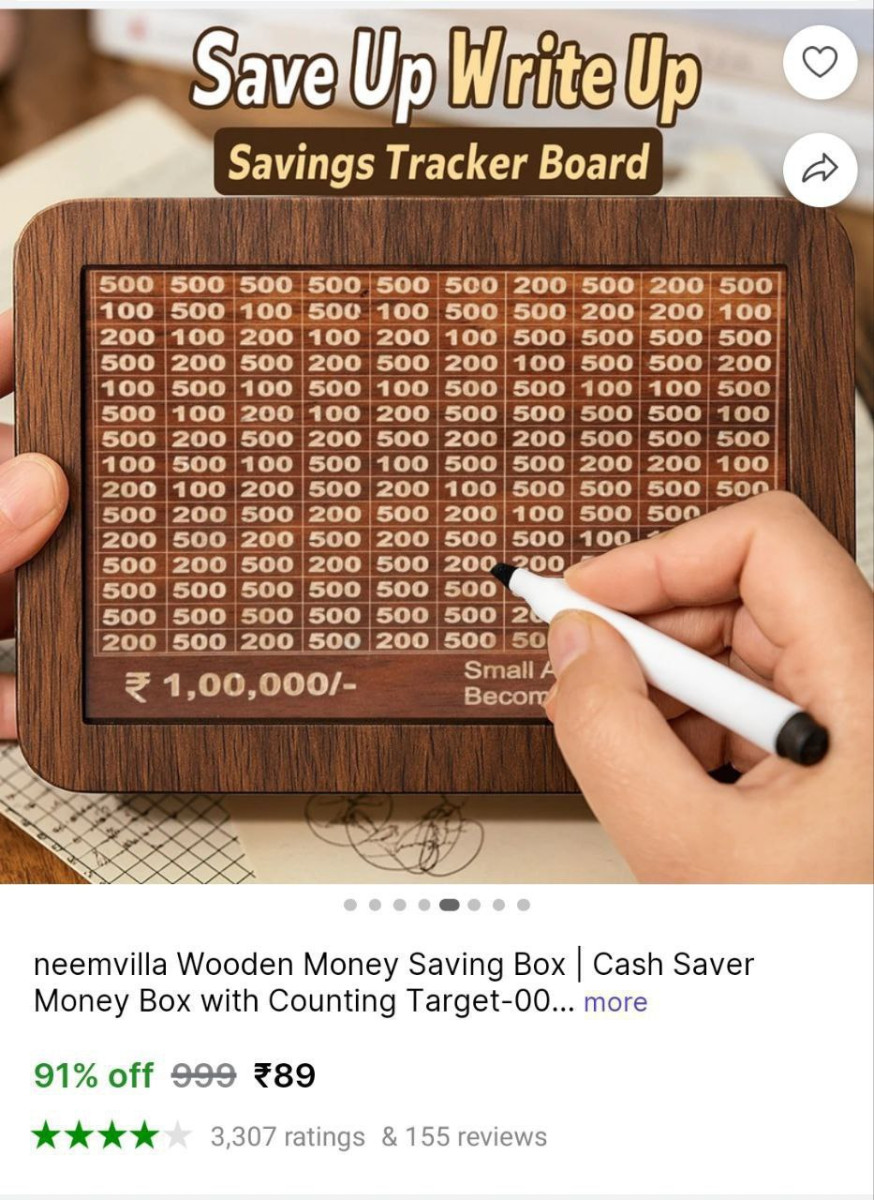 Wooden Money Saving Bank 89 – Best Price in India