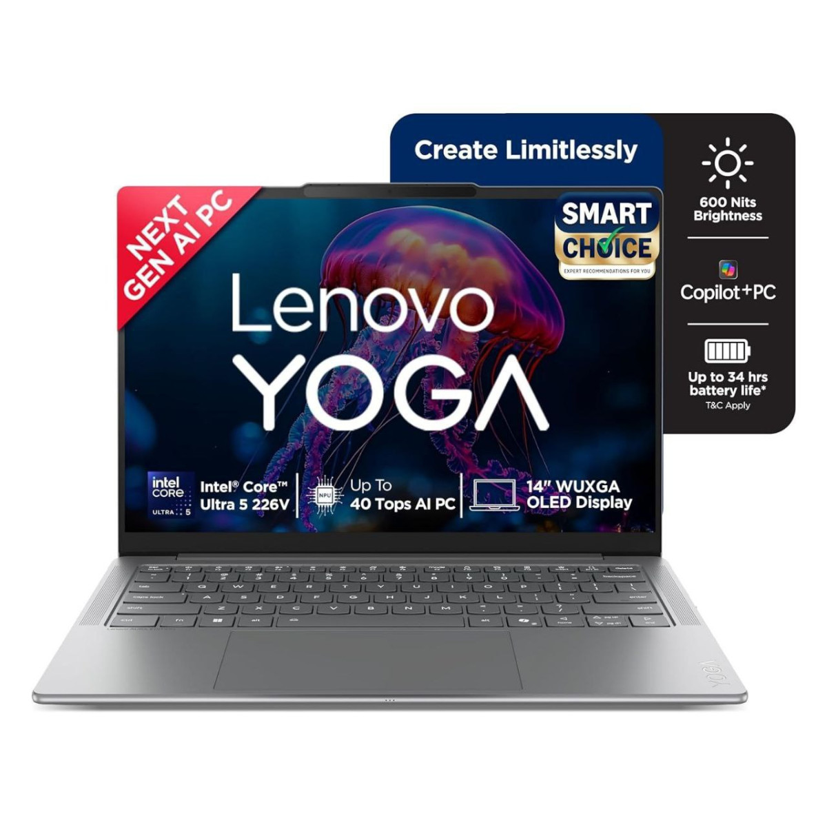 Lenovo Yoga Slim 7 (smartchoice) Aura Edition Intel Core Ultra 5 226v 16gb 