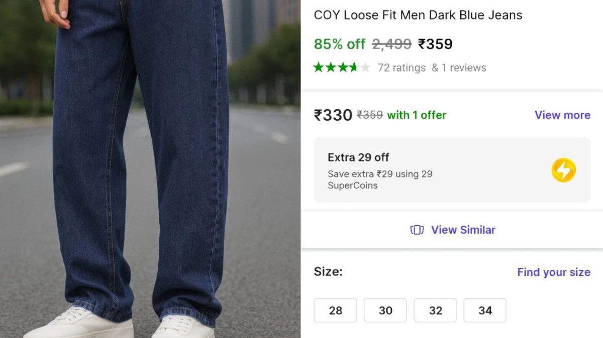 Men Baggy Pant 359size - 32 – Best Price in India