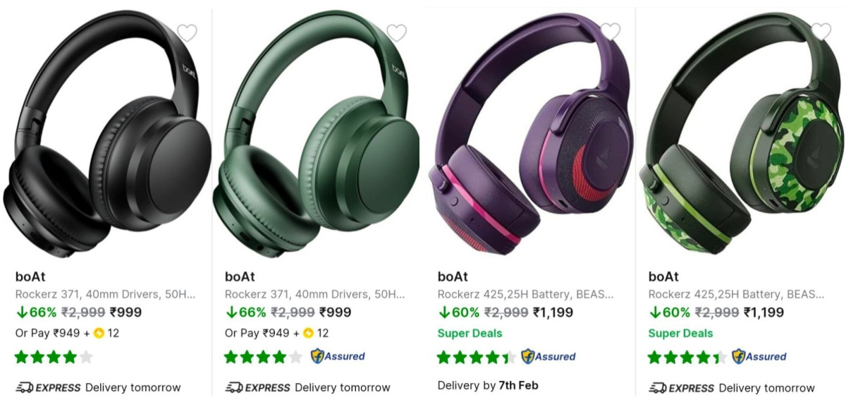 Boat Bt Headphone From 999 – Best Price in India