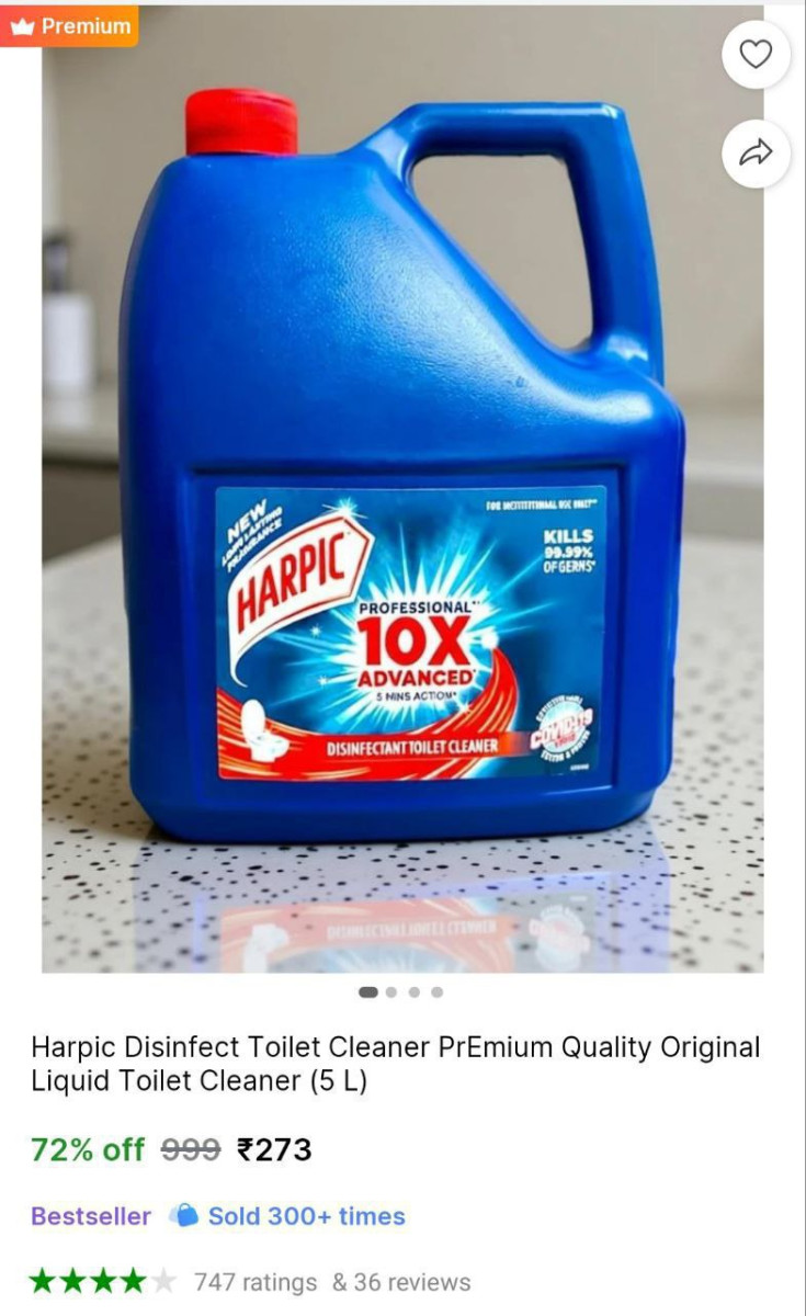 Harpic Toilet Cleaner 5l 273 – Best Price in India