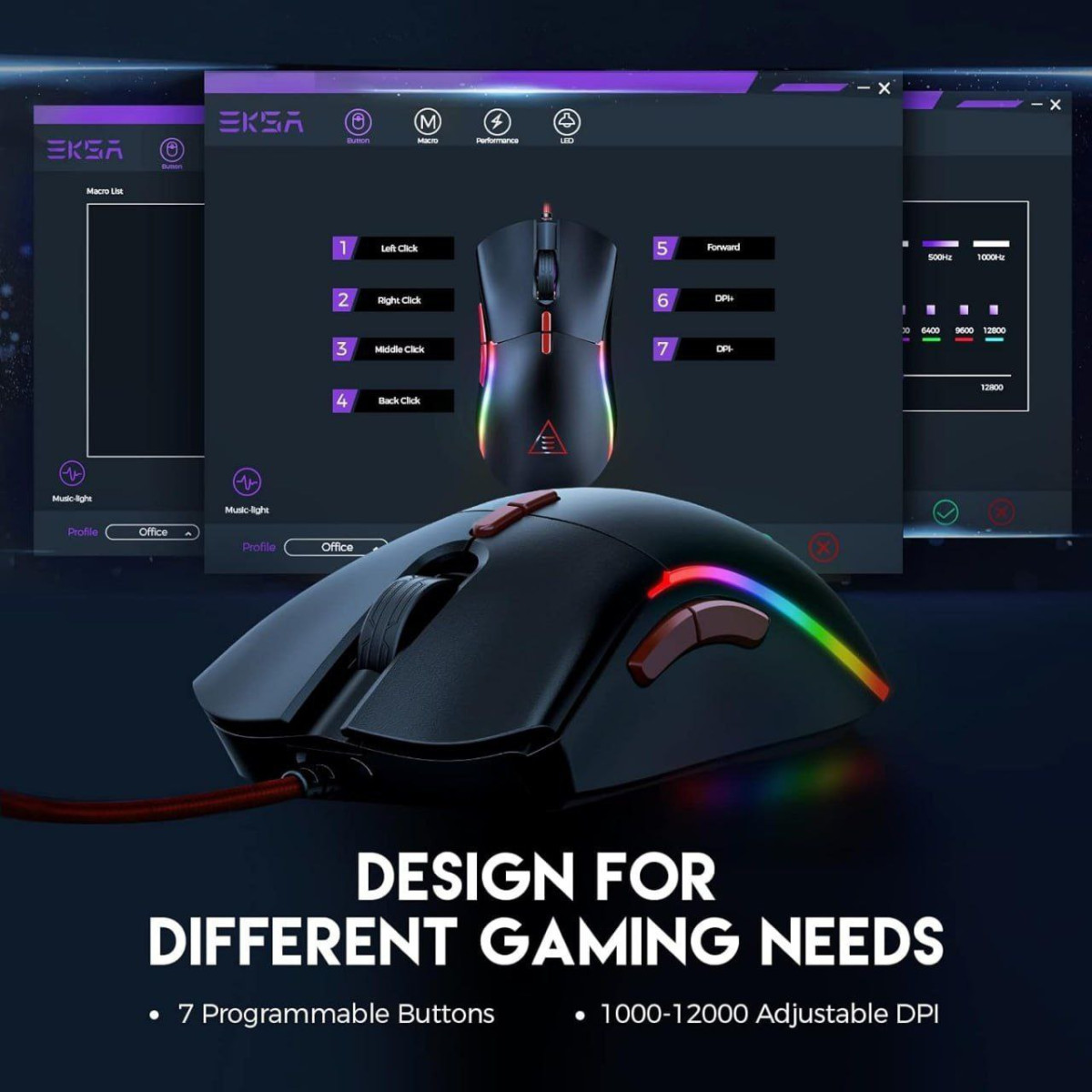 Amazon Eksa Em200 Wired Gaming Mouse 845 – Best Price in India