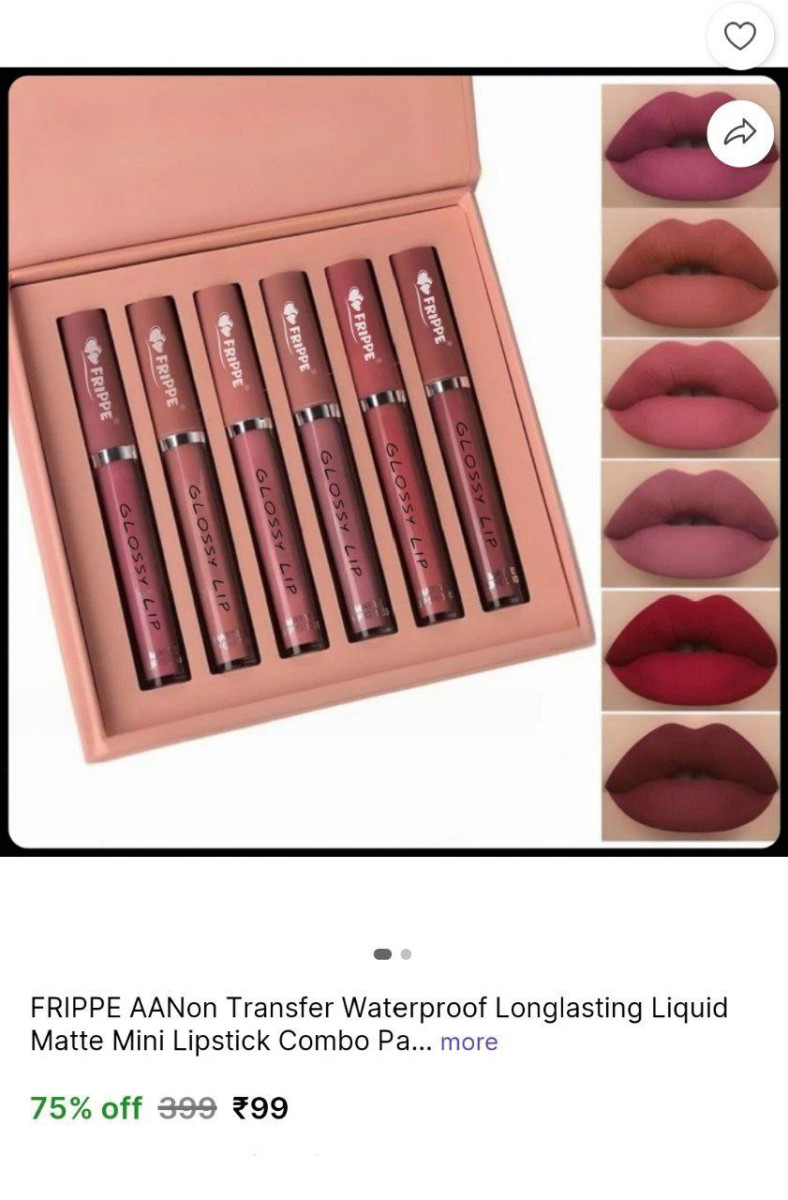 Liquid Matte Mini Lipstick Combo Pack Of 5 99 – Best Price in India
