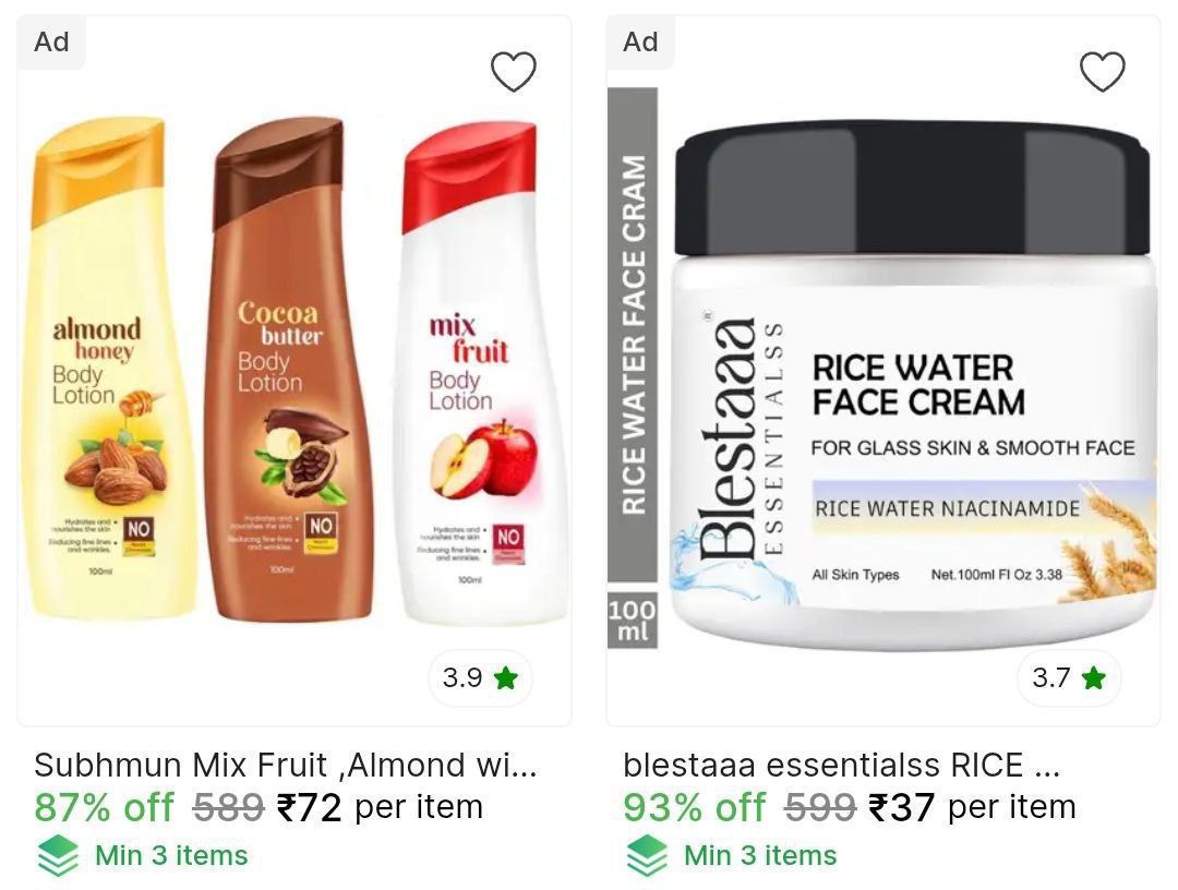 Body Lotion Face Cream 37more - Check Min Buy Quantity – Best Price in Indi