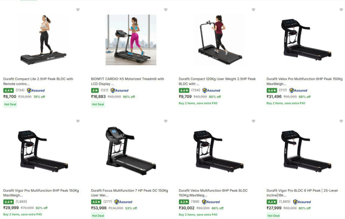 On Treadmill – Best Price in India