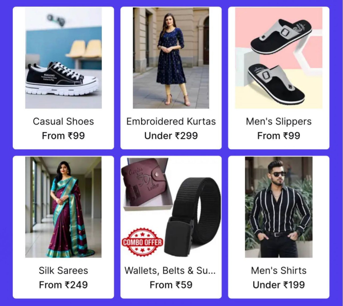 Shopsy Hourly Dealcasual Shoes Embroidered Kurta From 106 Men Slipper From 