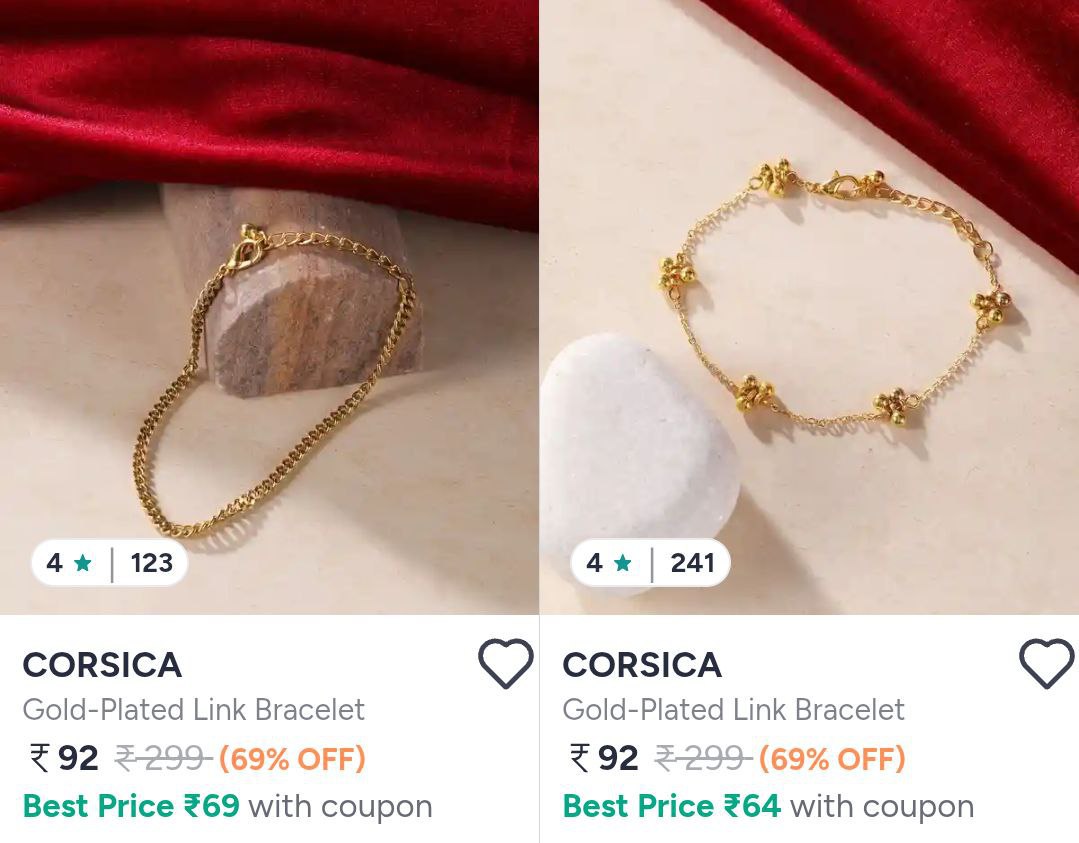 Myntra 70 On Braceletslink – Best Price in India