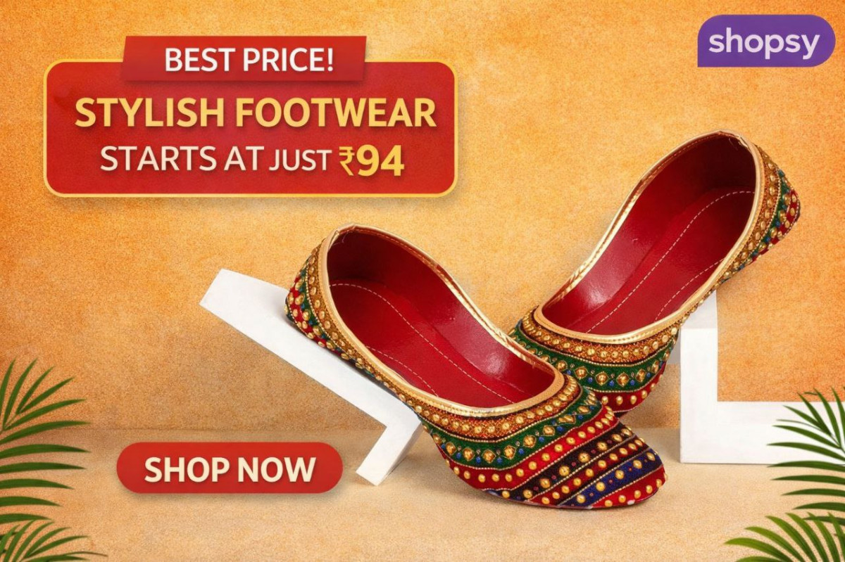 Shopsy Ethnic Juttis Just 94 Rslink – Best Price in India