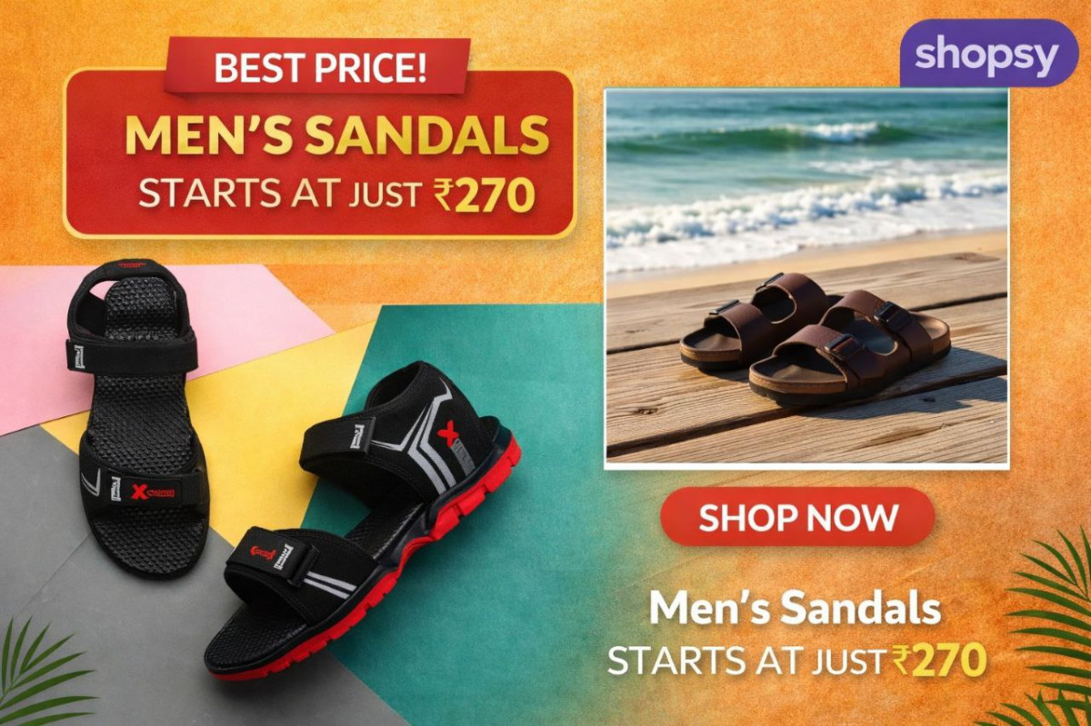 Shopsy Loot Mens Sandals Starts From 270 Rslink – Best Price in India