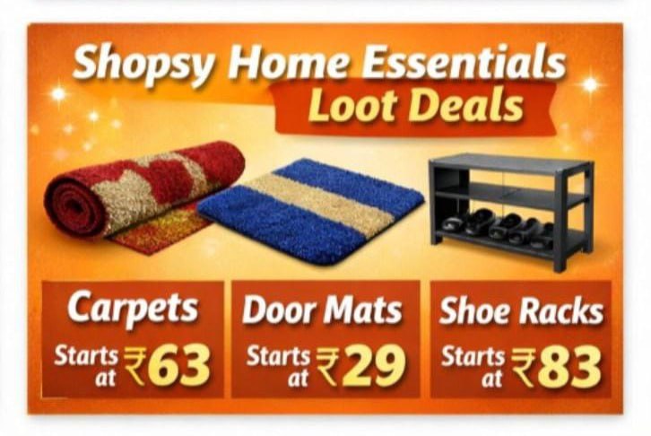 Shopsy Home Essentials Loot Dealscarpets Starts At 63door Mat Starts At 29s