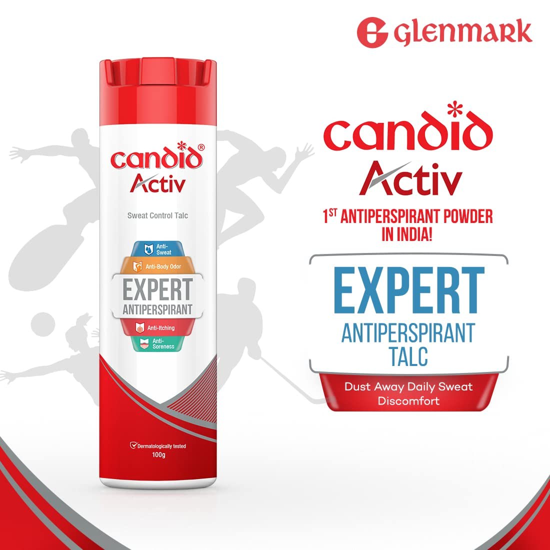 Candid Activ Talc 100g 80 – Best Price in India