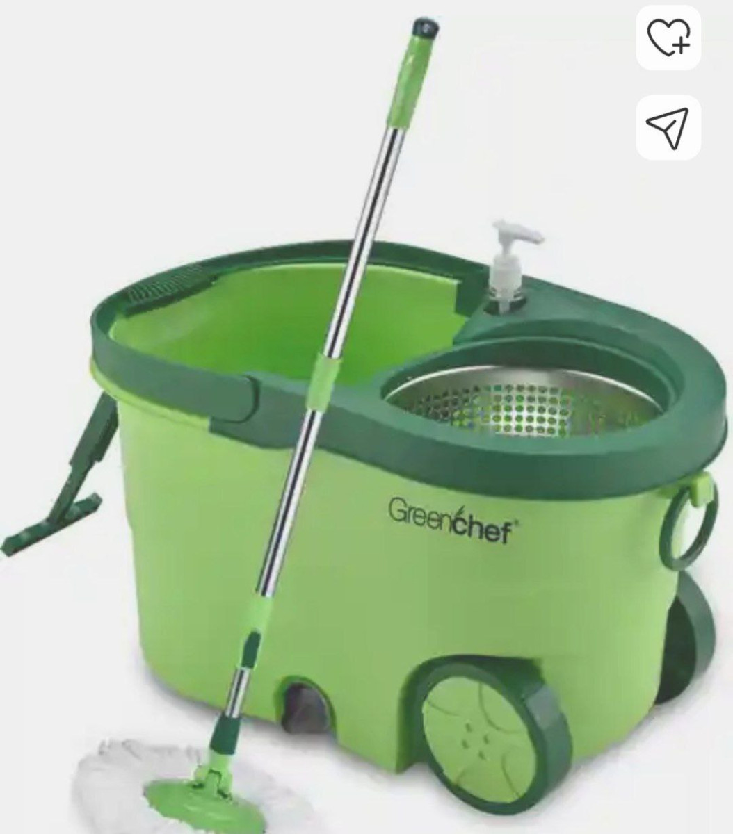 Greenchef Spin Mop With Bucket Rs 911 – Best Price in India