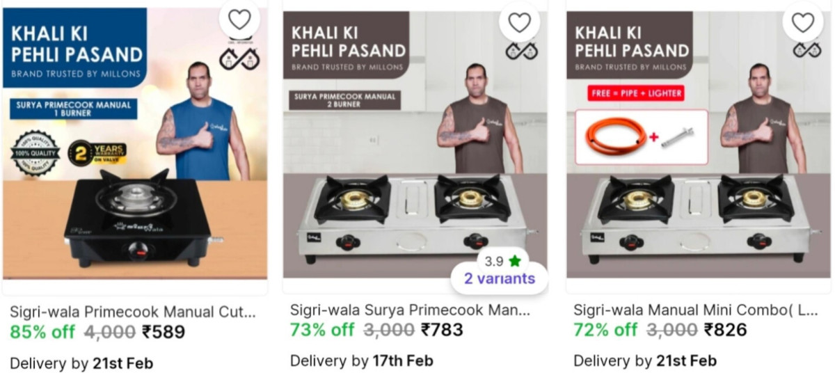 Sigri-wala Gas Stoves From 589 – Best Price in India