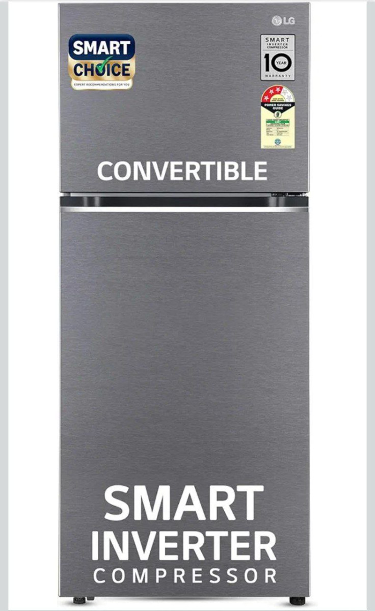 Lg Smart Choice 322 L 3 Star Frost- Smart Inverter Double Door Refrigerator