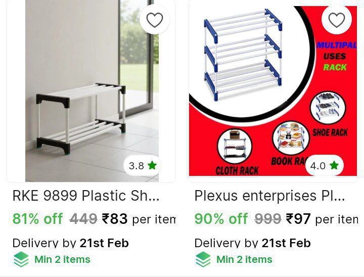 Shoe Rack From 83 More Deals Click Here Must Read – Best Price in India