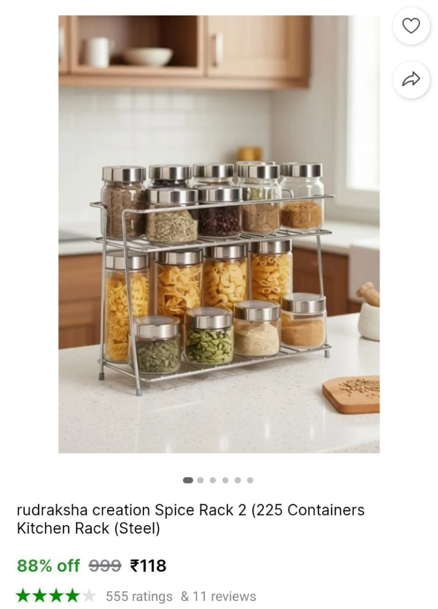 Kitchen Container Rack 118 – Best Price in India