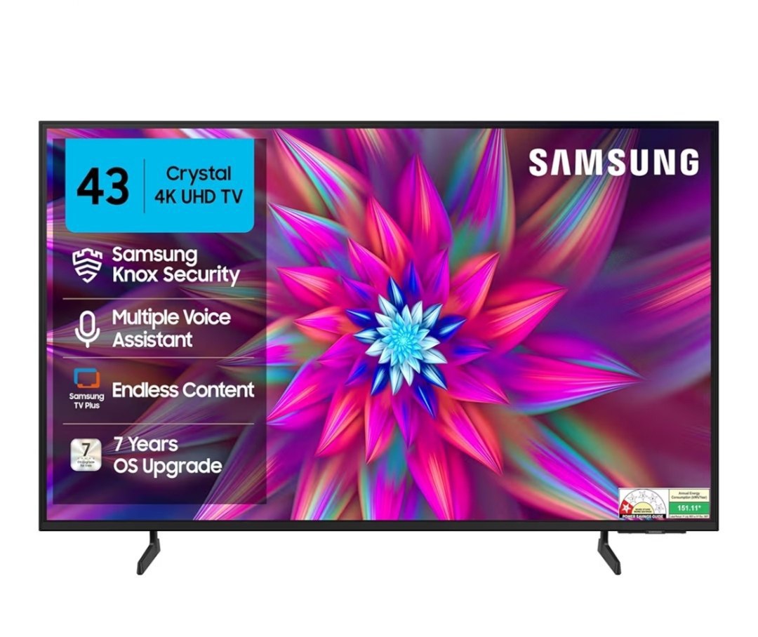 Samsung 43 Inches Crystal 4k Vista Pro Led Tv At 25240 – Best Price in Indi
