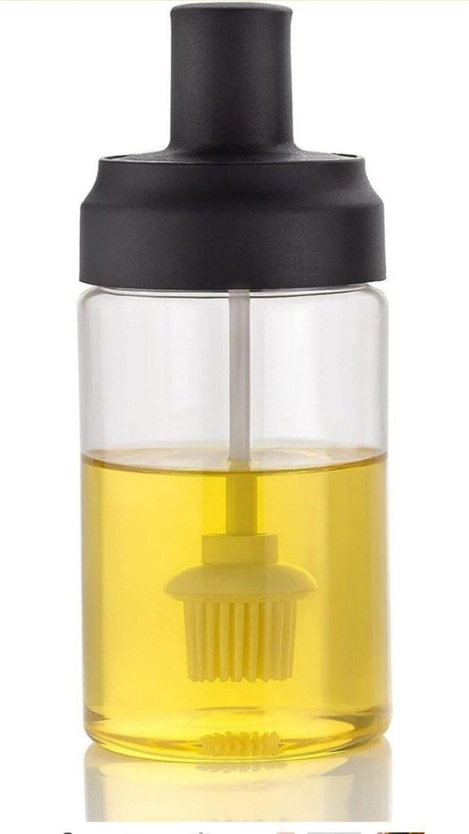 Homewiz Bpa- Plastic Oil Dispenser Bottle With Silicone Brush - 300 Ml 99 –