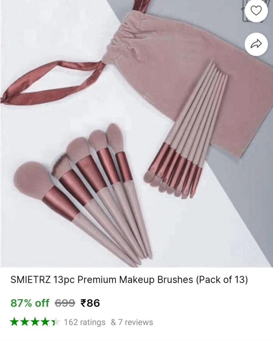 Pc Makeup Brushes 86 – Best Price in India