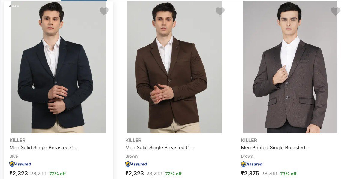 Flipkart Killer Blazers - 73 Link – Best Price in India