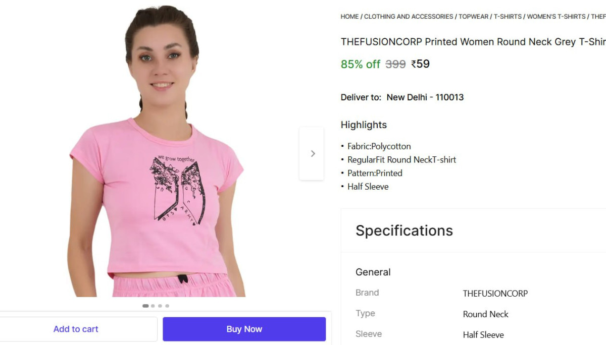 T-shirt 59 More Deals Click Here Must Read – Best Price in India