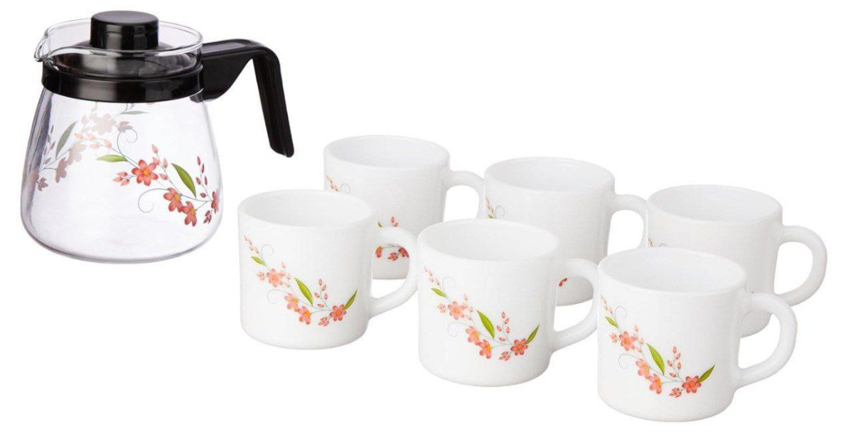 Cello Opalware Coffee Set Of 7 485 – Best Price in India