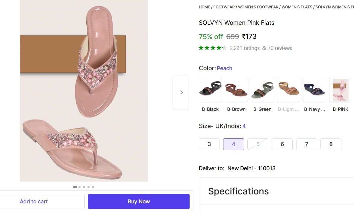 Fast Women Stylish Flats 199 173 199 Must Buy – Best Price in India