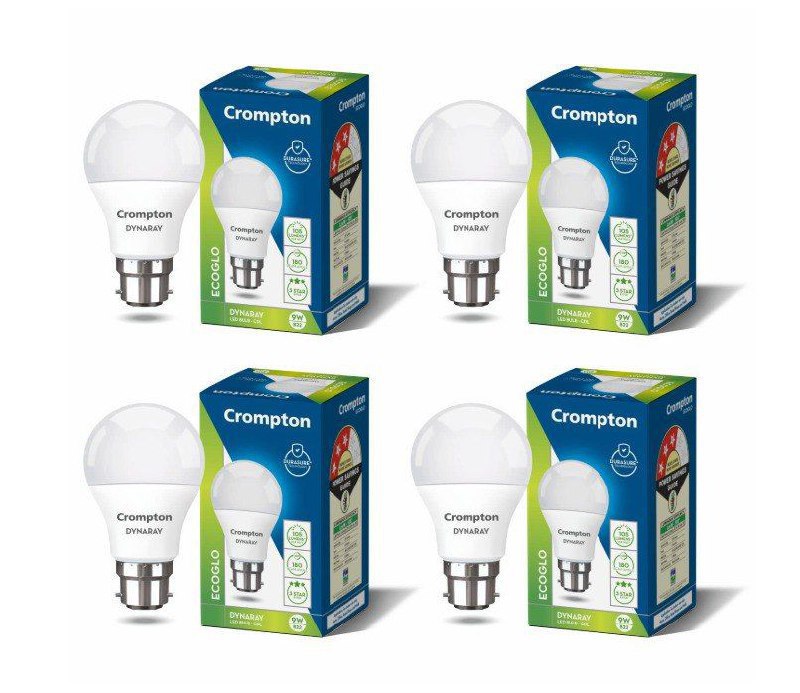 Crompton 9w Led Pack Of 4 188 – Best Price in India
