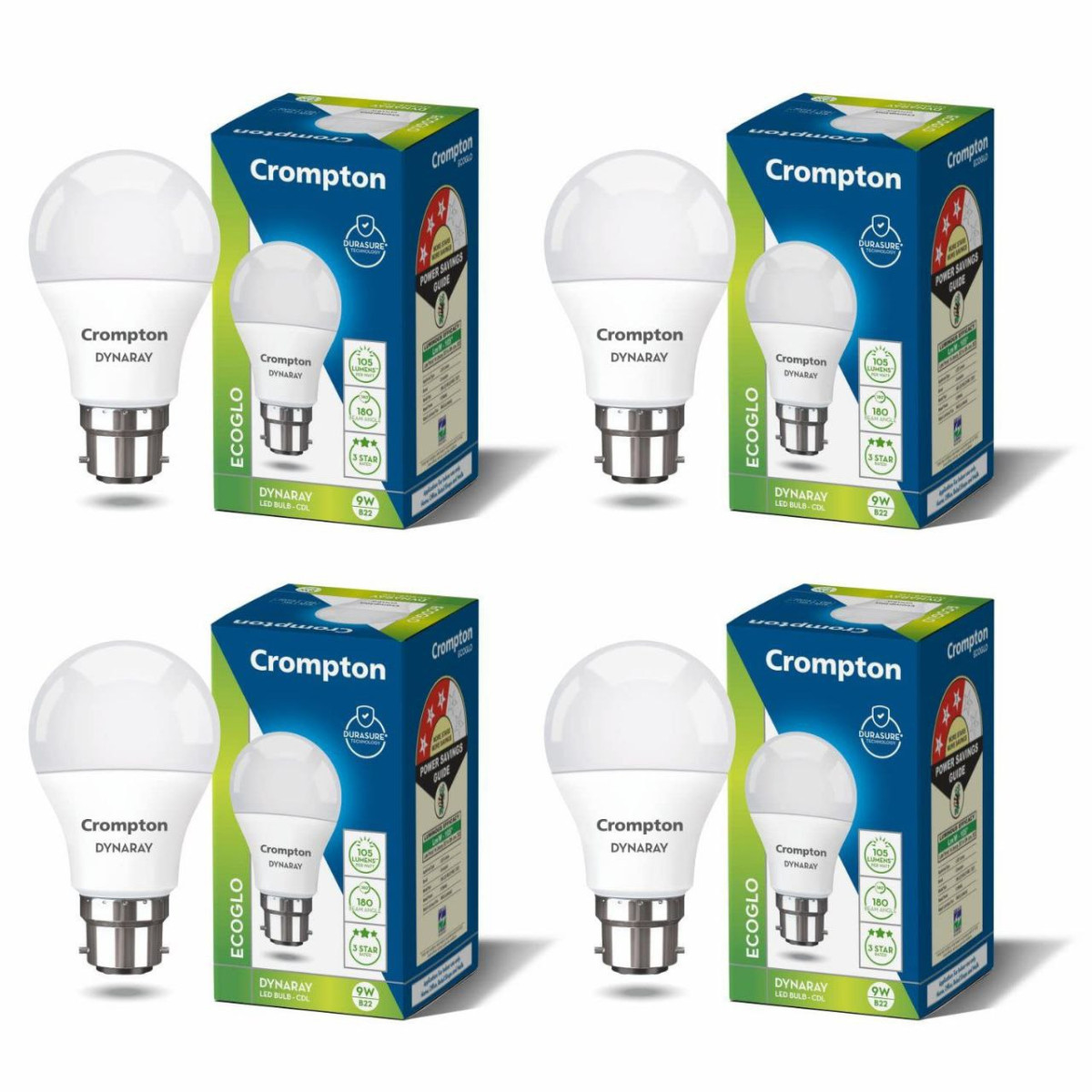 Grab 188crompton 9w Led Bulb Pack Of 4 – Best Price in India