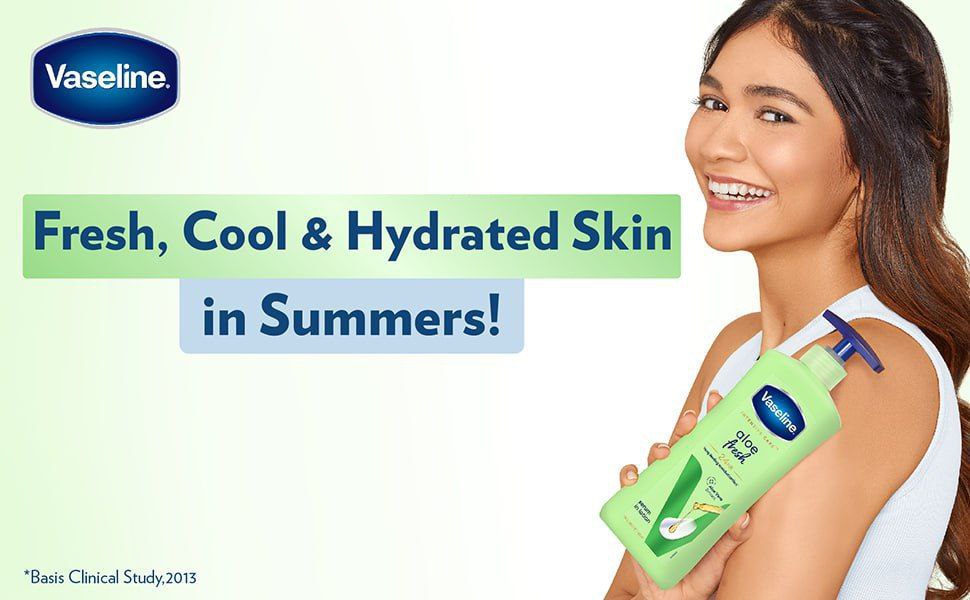 Vaseline Fresh Body Lotion 600ml 279 – Best Price in India