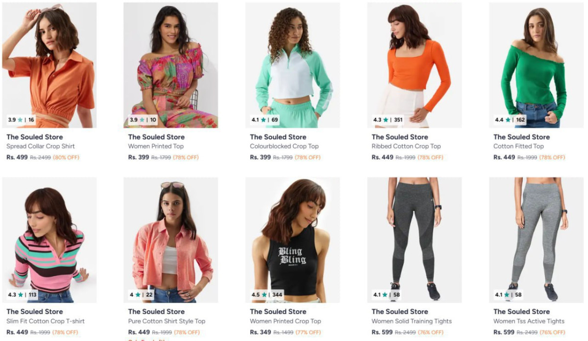 On The Souled Store Clothing Men S Women S – Best Price in India