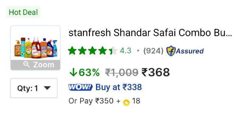 Grab Fast 368 (7 Items) – Best Price in India