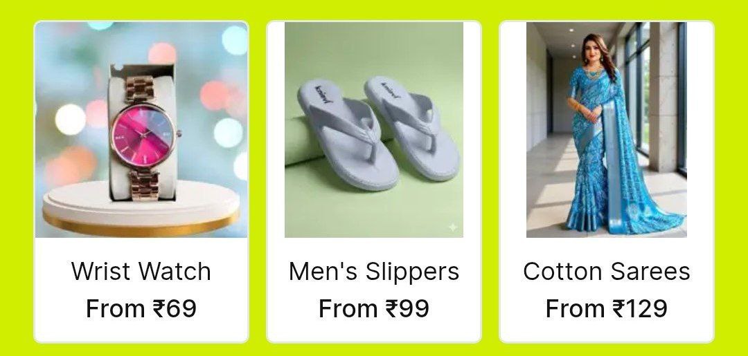 Shopsy Loot Deals Under 99 199 Wrist Watch 69 Men S Slippers 99 Cotton Sare