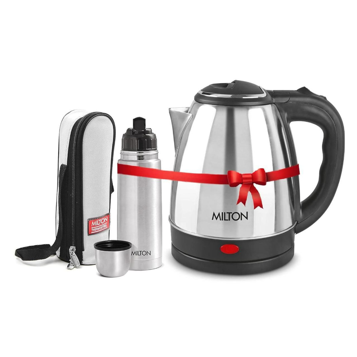 Milton Go Electro Stainless Steel Electric Kettle 1500 Flip Lid 350 Thermos