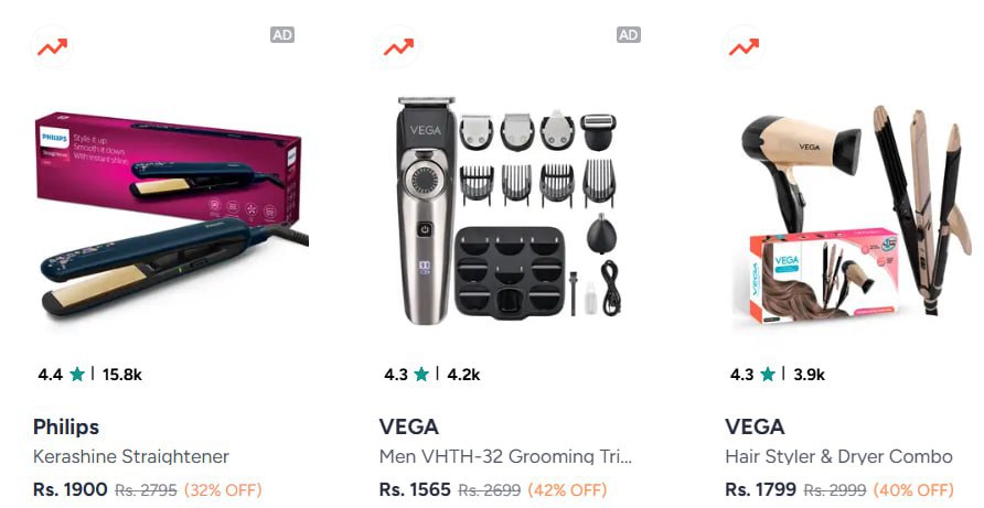 Myntra Best Ever On Personal Care Appliancesmin 30 Extra 15 With Coupon App