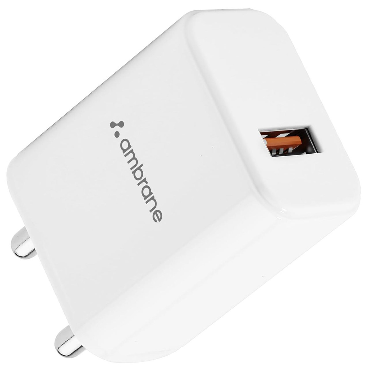 Ambrane 18w Wall Charger Usb Port Quick Charge 3 0 Boostedspeed Mobile Char
