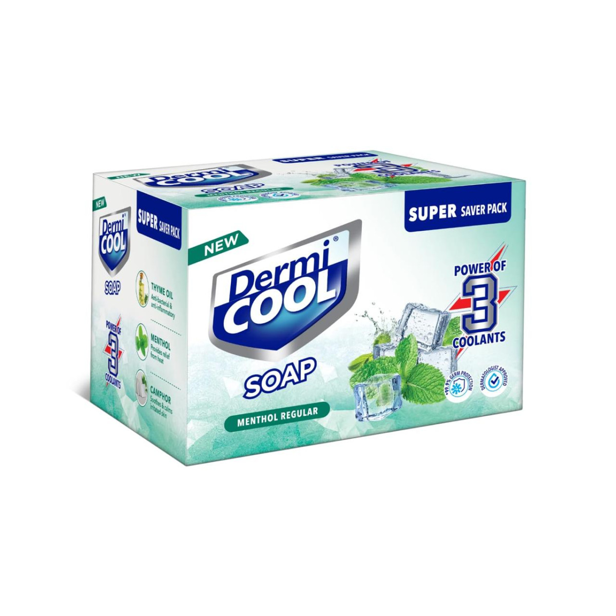 Dermicool Soap With The Power Of 3 Coolants Pack Of 3 108 – Best Price in I
